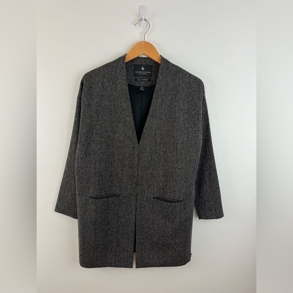 SCOTCH & SODA blazer. Mini herringbone. Size 4